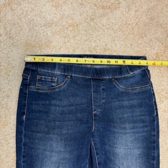 Charlie B Capri Peddle Pushers denim pants size: woman's 4 - Stretchy - Picture 4 of 7